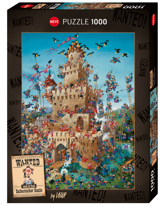 Wanted:  Safecracker Suzie 1000 Pc Seek & Find