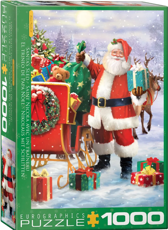 Santa's Sled 1000 Pc