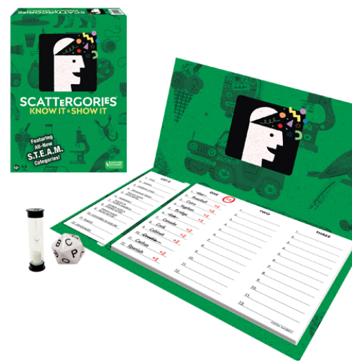 Scattergories Catergories: Know It and Show It game 14+ 2+ players