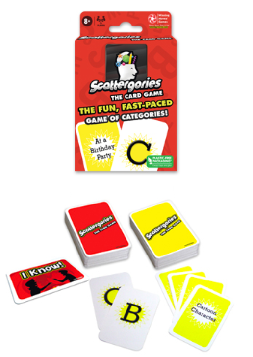 Scattergories The Card Game 8+ 2 or more players