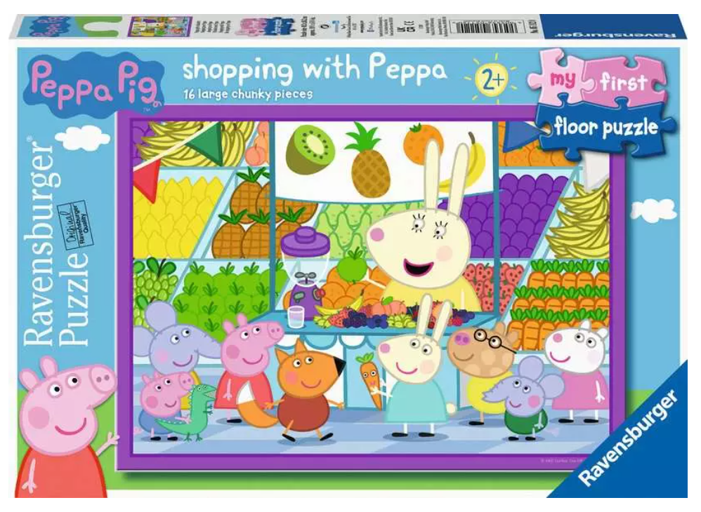 Shopping With Peppa Pig 16 Pc Floor 2+