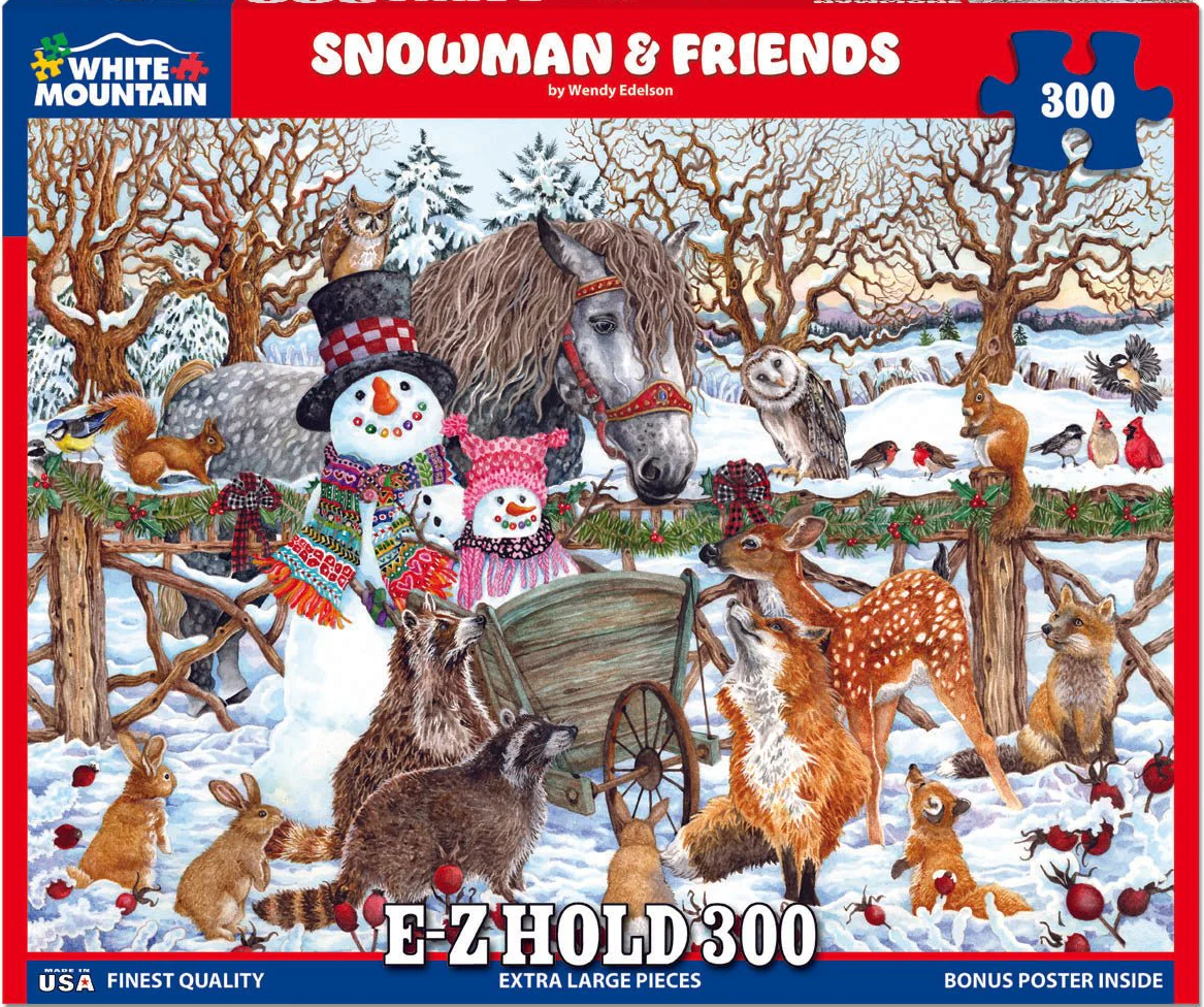 Snowman & Friends 350 Lg