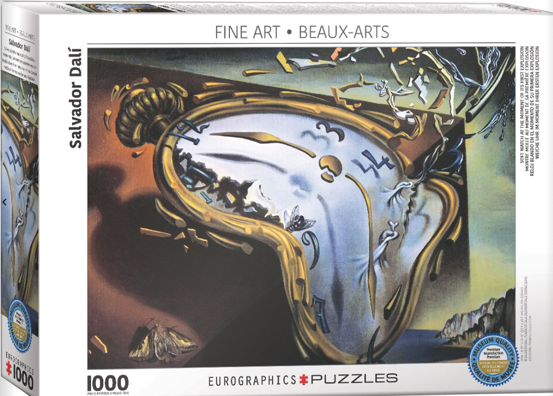 Dali, Soft Watch at the Moment of its First Explosion 1000 pc