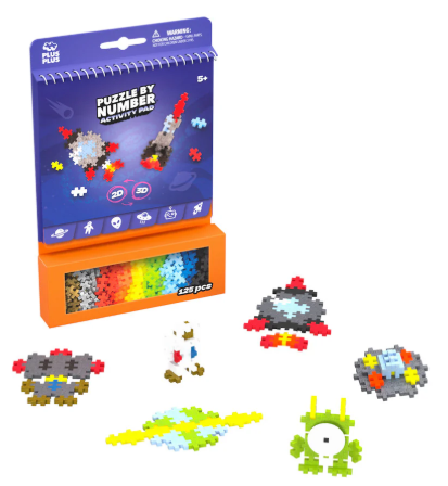 Space Puzzle By Number Kit 125 Pc 5+