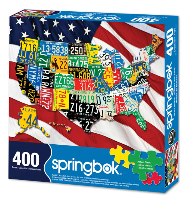 State Plates 400 Pc