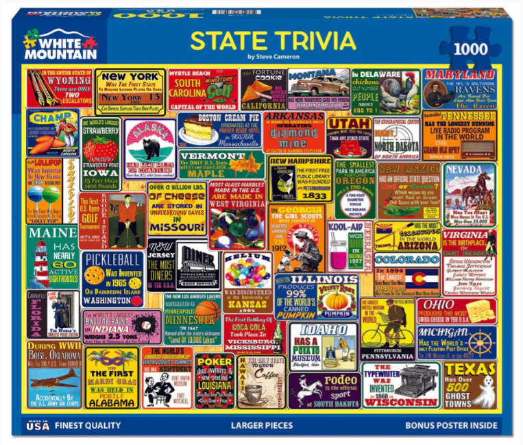 State Trivia 1000 Pc