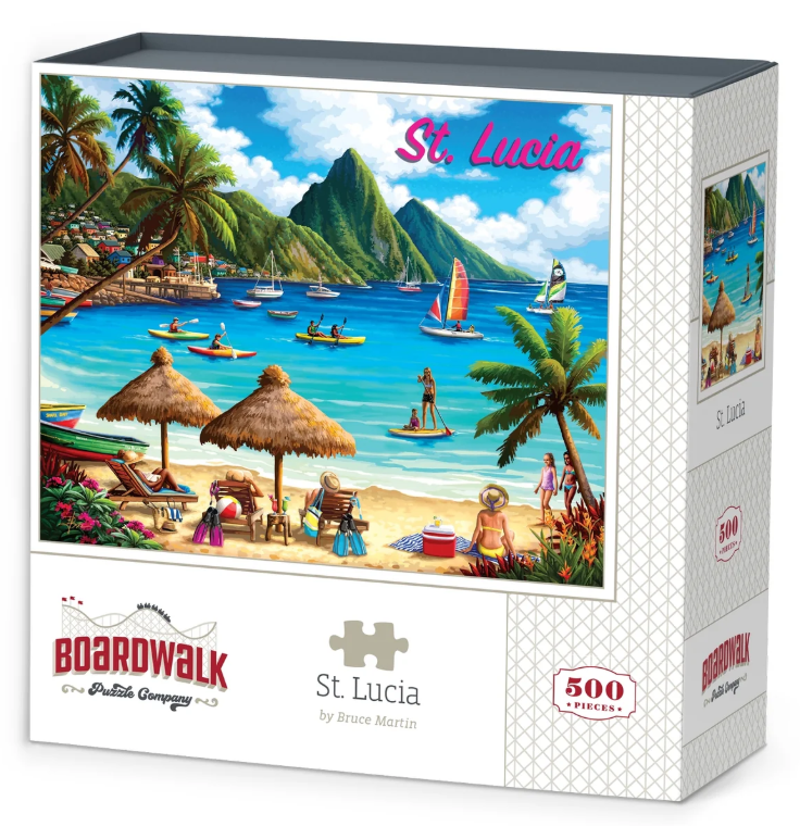 St. Lucia, Iconic Places Collection, 500 pc