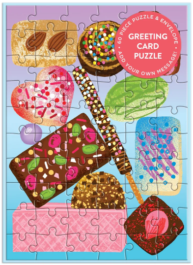Sweets For The Sweet Greeting Card Puzzle 60 Pc