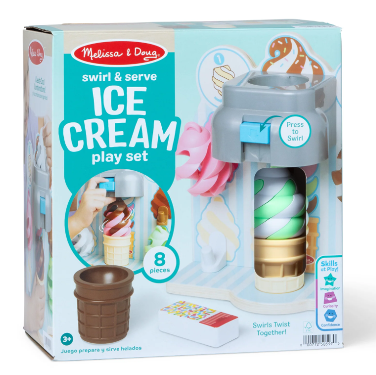 Swirl and Serve Ice Cream Set 8 Pieces 3+