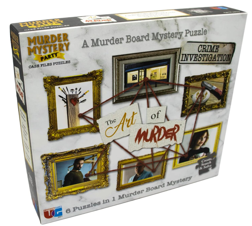 The Art Of Murder Mystery Case Files And Puzzles 750 Pc, 5 X 50 Pc 15+