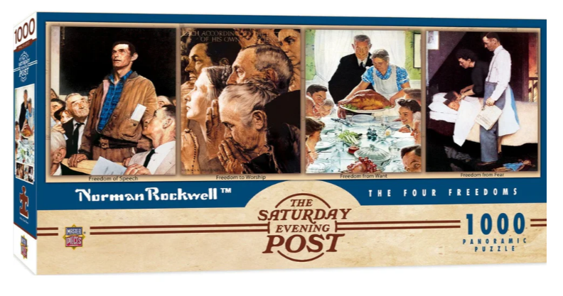 The Four Freedoms, Rockwell 1000 Pc Pano