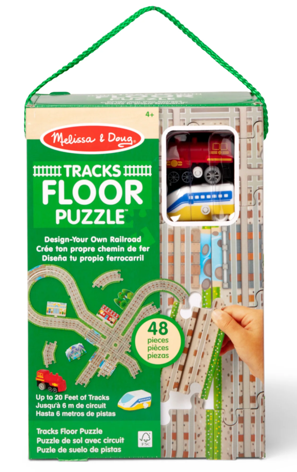 Railroad Tracks 48 pc floor puzzle