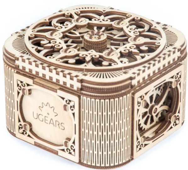 Treasure Box 3D Wood Mechanical 190 Pc 14+