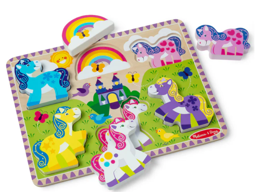Unicorn Chunky Puzzle 9 Pc 2+