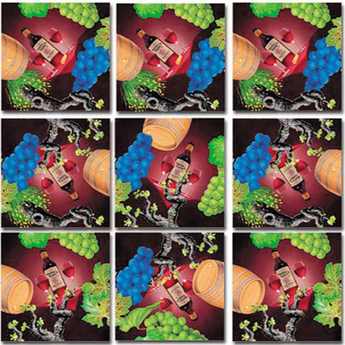 Vin, Vino, Wein, Wine! Scramble Squares 4+