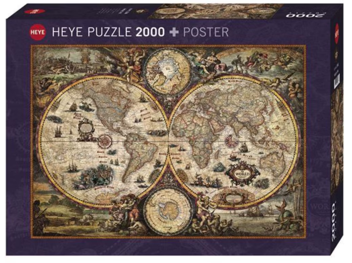 Vintage World Map 2000 pc