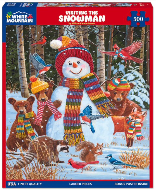 Visiting The Snowman 500 Pc