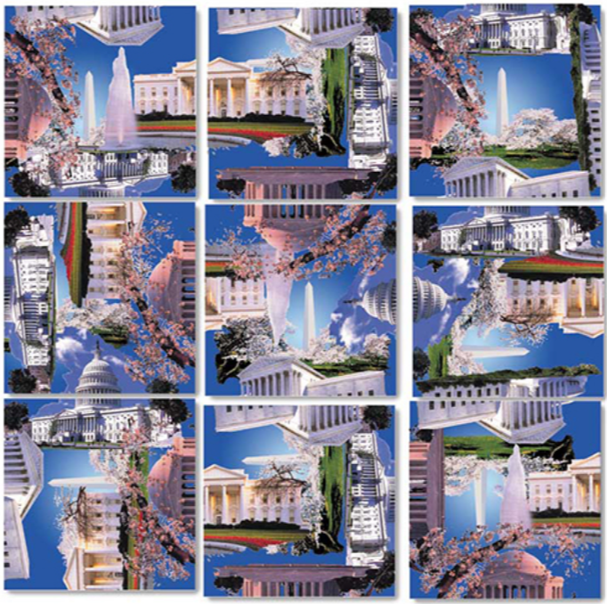 Washington DC Scramble Squares 4+