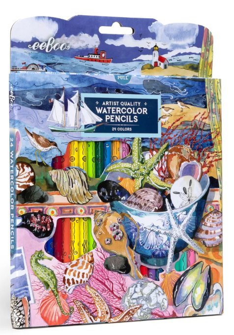 Watercolor Pencils 24 colors 10+