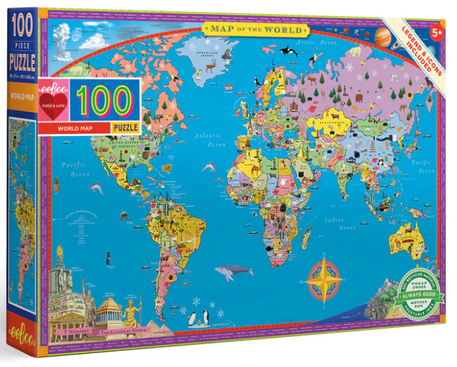 World Map 100 Pc 5+