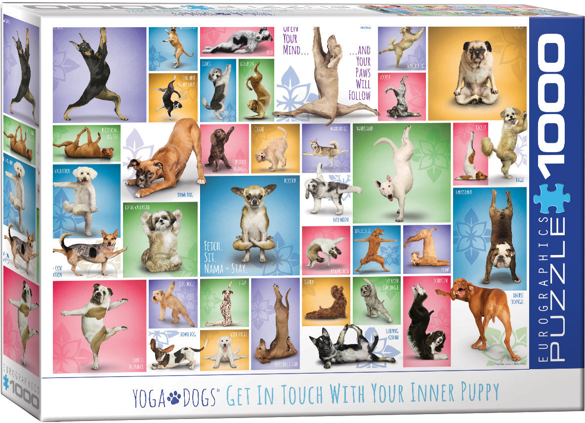 Yoga Dogs 1000 pc
