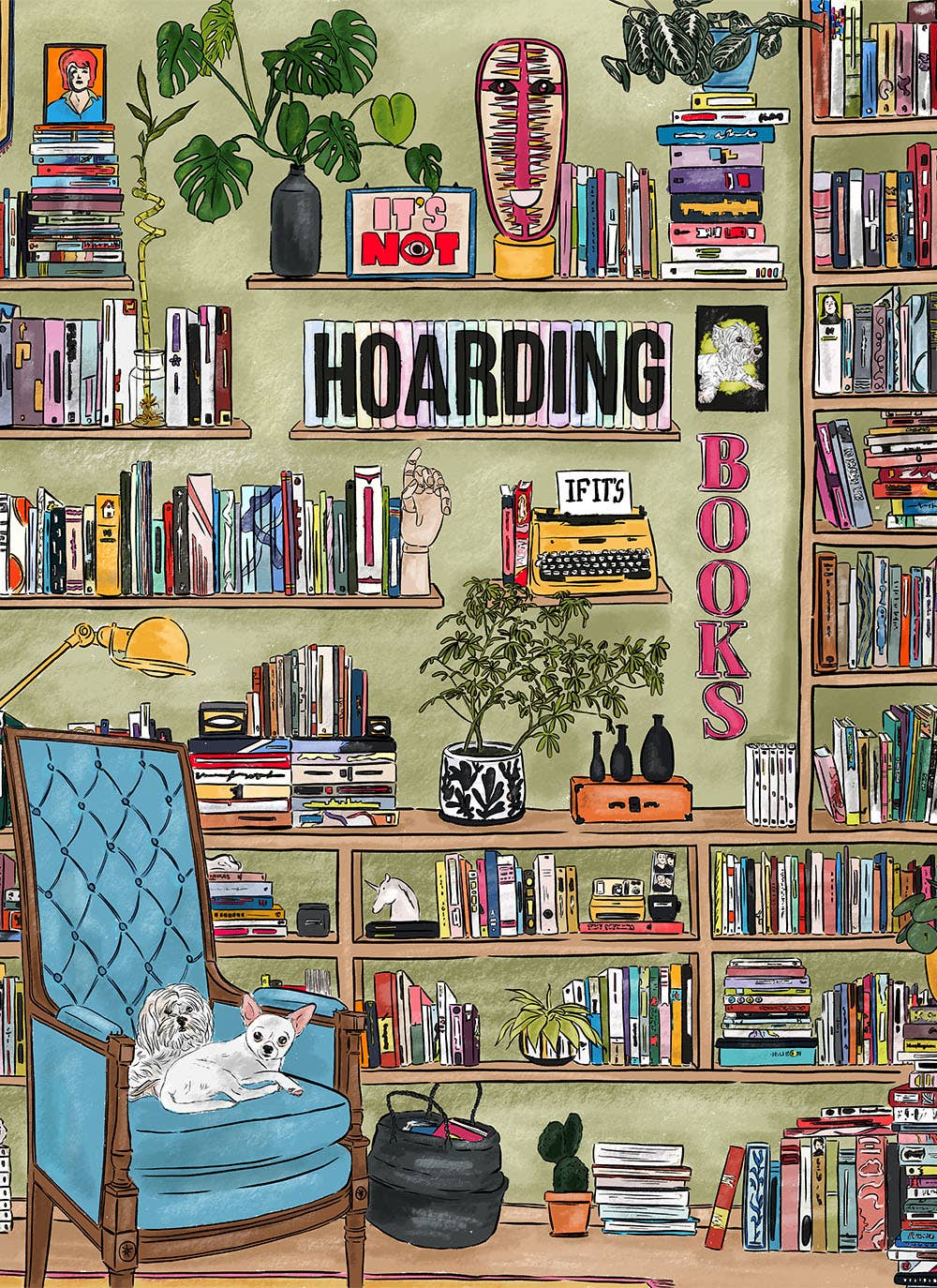 It's Not Hoarding if it's Books 1000 pc