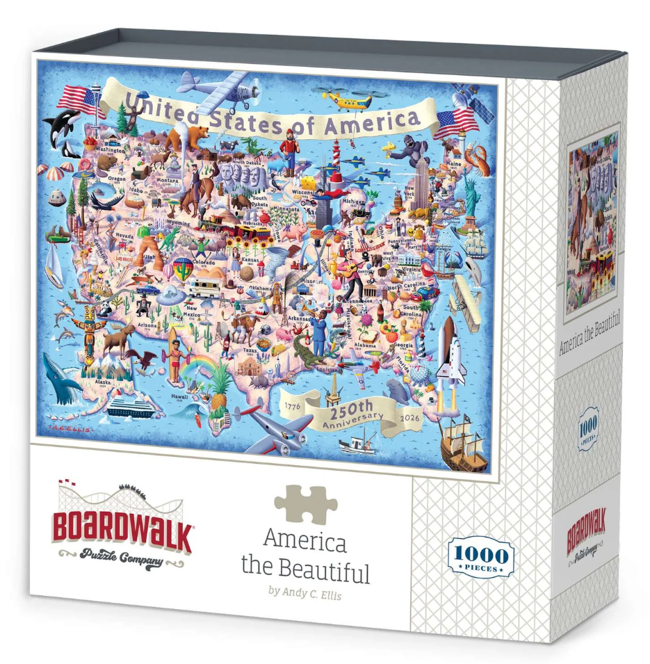 America the Beautiful, 250th Anniversary, Special Edition Collection, pc 1000