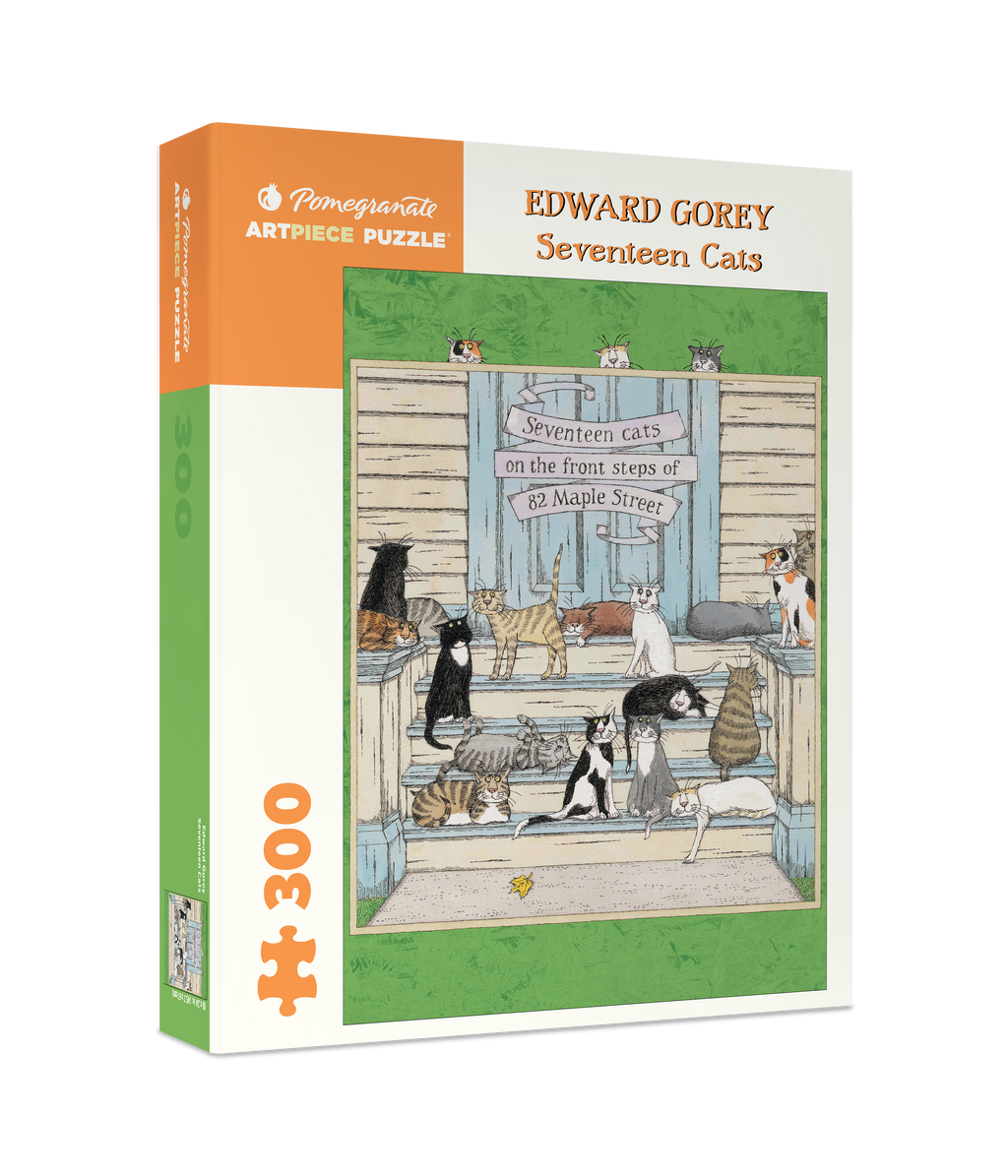 Edward Gorey: Seventeen Cats 300-Piece Jigsaw Puzzle
