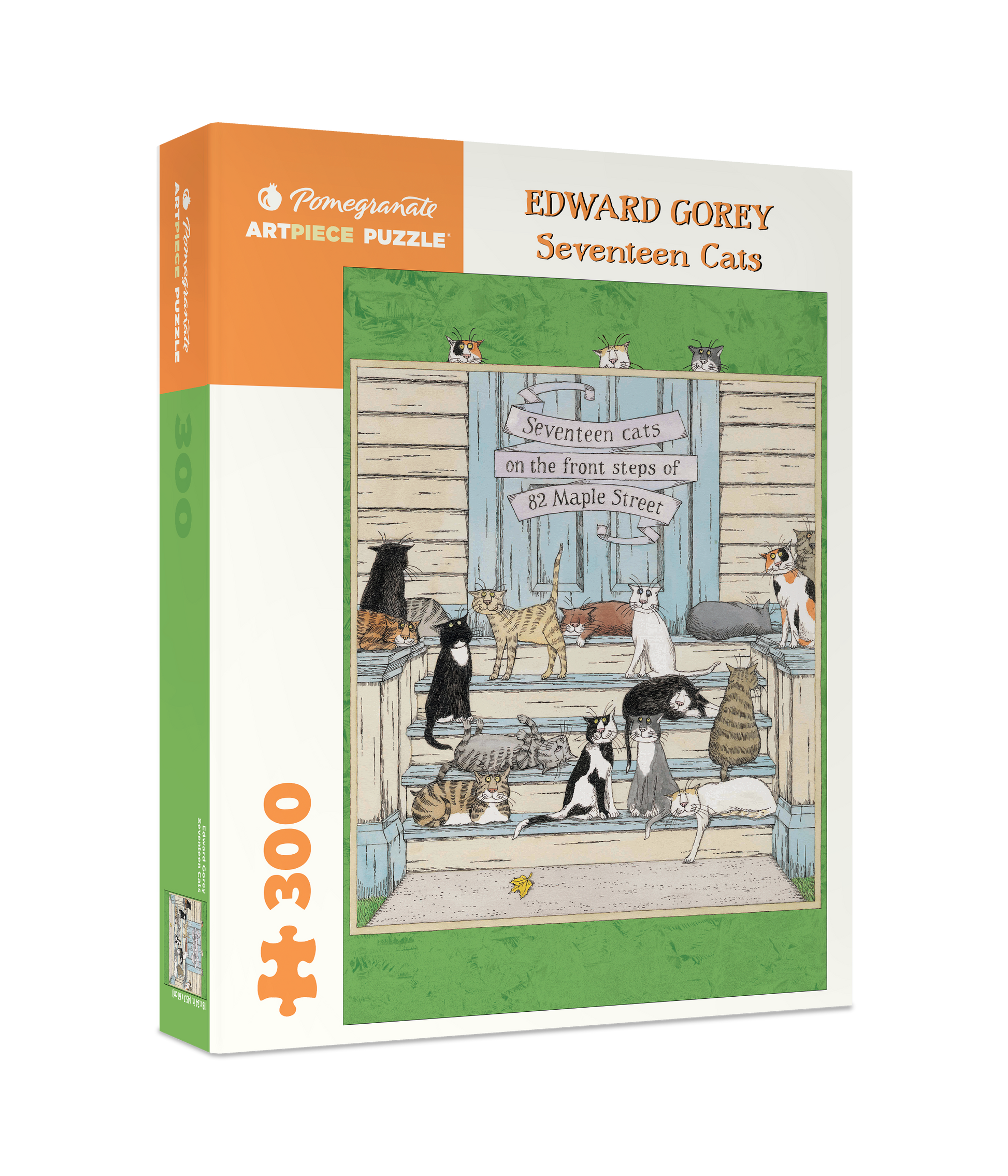 Edward Gorey: Seventeen Cats 300-Piece Jigsaw Puzzle