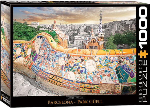 Barcelona, Park Guell 1000 Pc