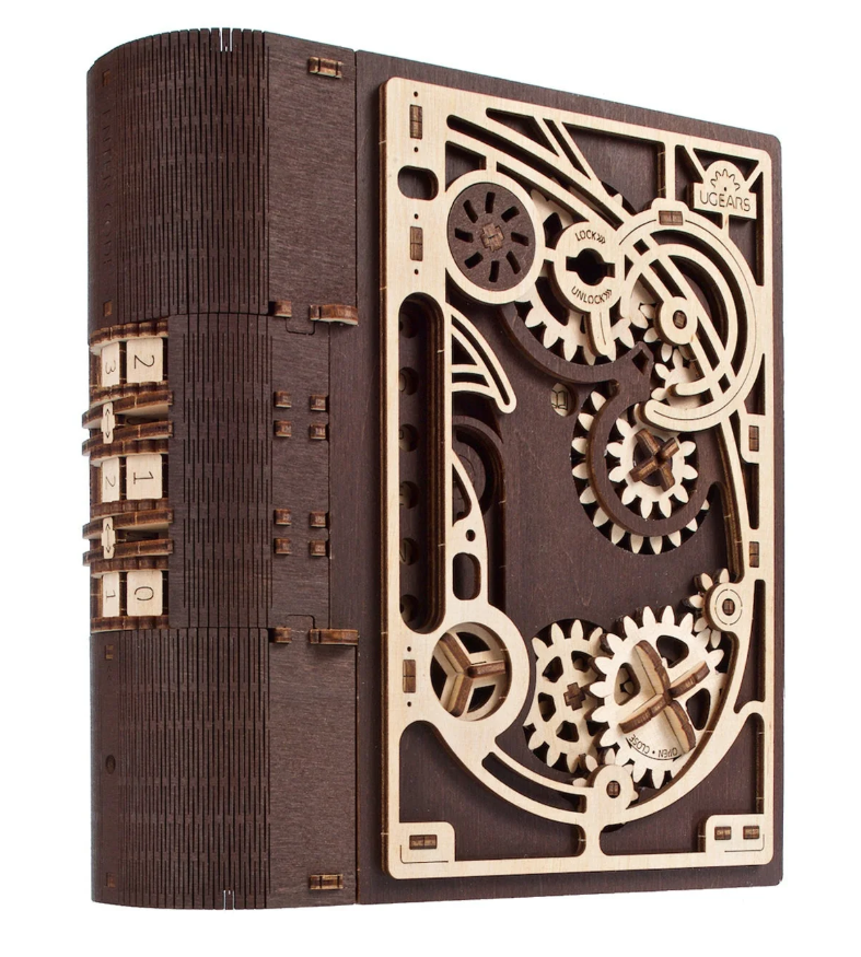 Book of Secrets Mechanical Wood 3d puzzles 14+ 263pc Advanced