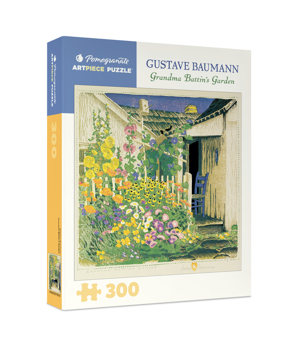Gustave Baumann: Grandma Battin's Garden 300-Piece Jigsaw Puzzle