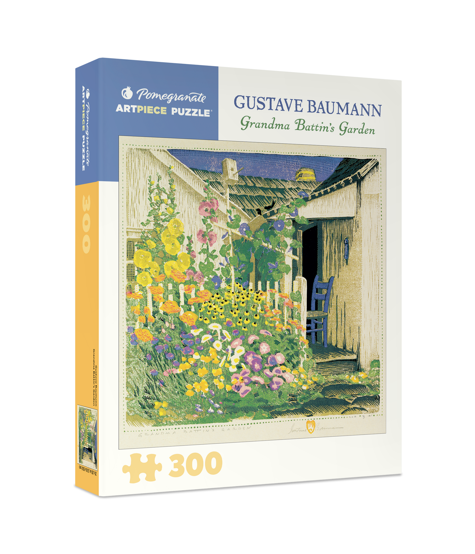 Gustave Baumann: Grandma Battin's Garden 300-Piece Jigsaw Puzzle