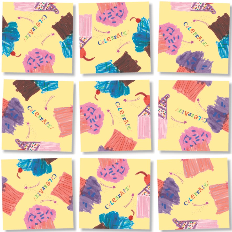 Cupcakes Scramble Squares 4+