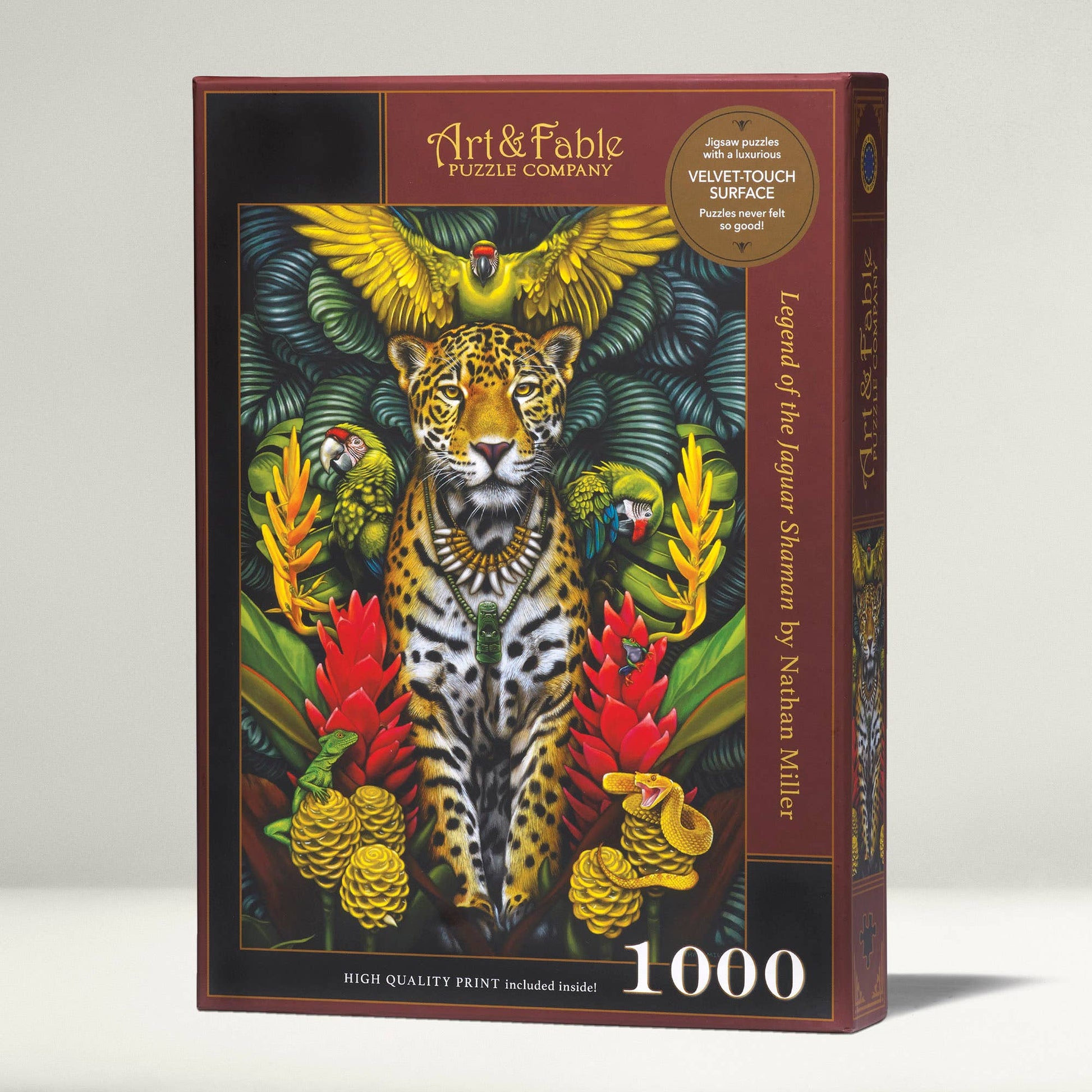 Legend of the Jaguar 1000 pc Velvet-Touch