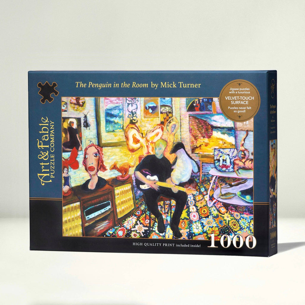 Penguin in the Room 1000 pc Velvet-Touch