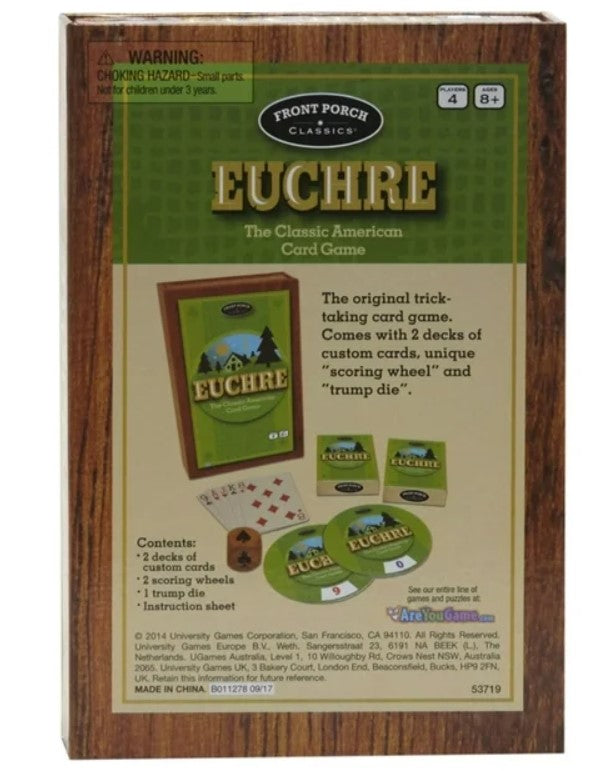 Euchre Classic Card Game 8+