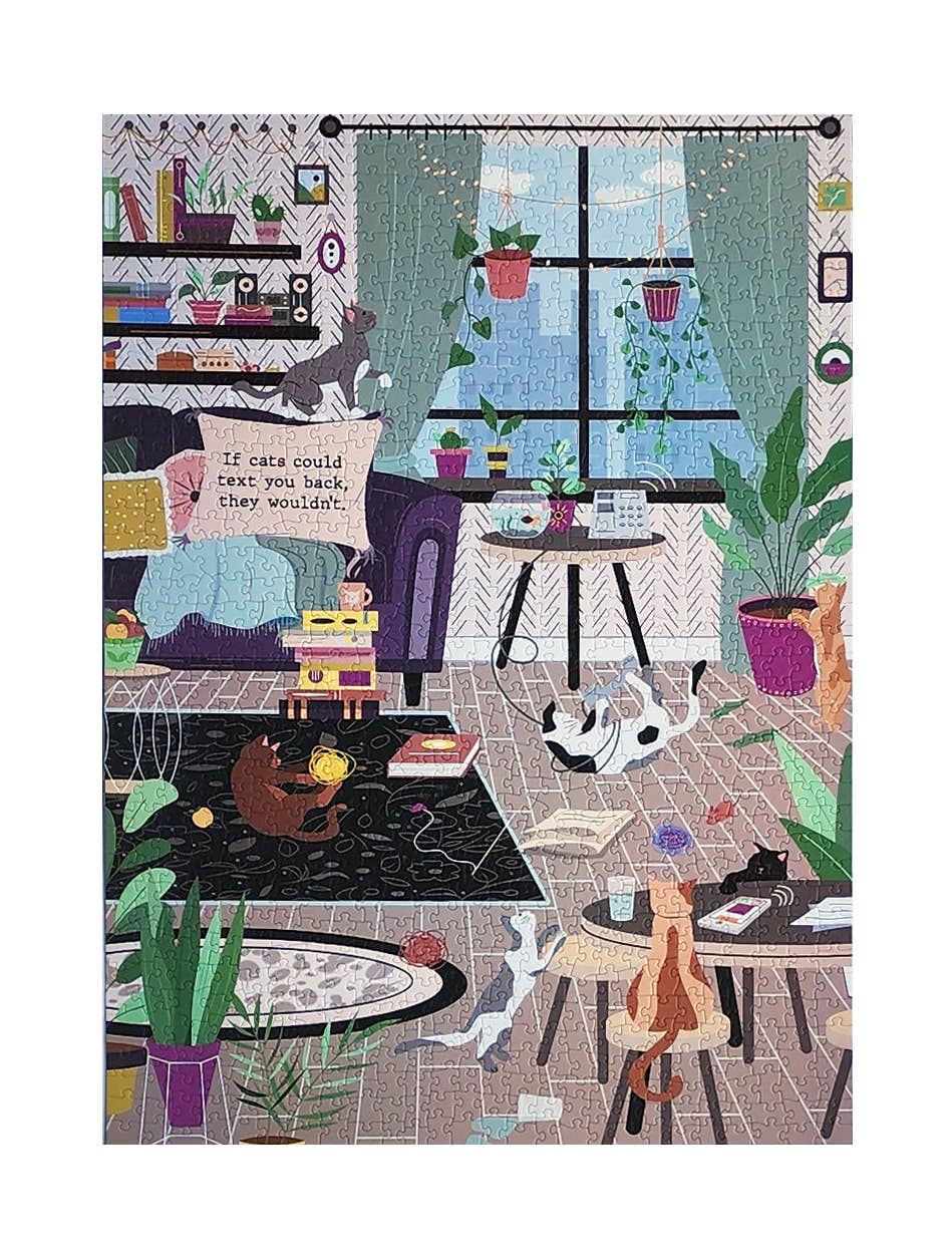 If Cats Could Text 1000 pc