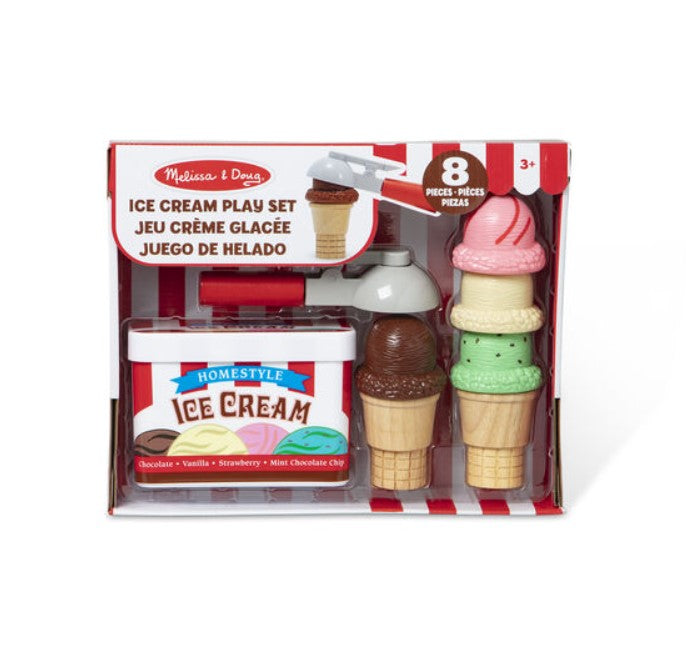 Scoop And Stack Ice Cream Play Set 3+