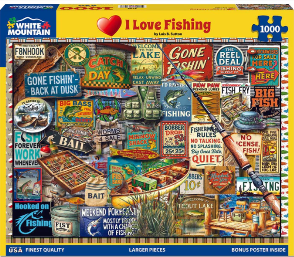 I Love Fishing 1000 pc