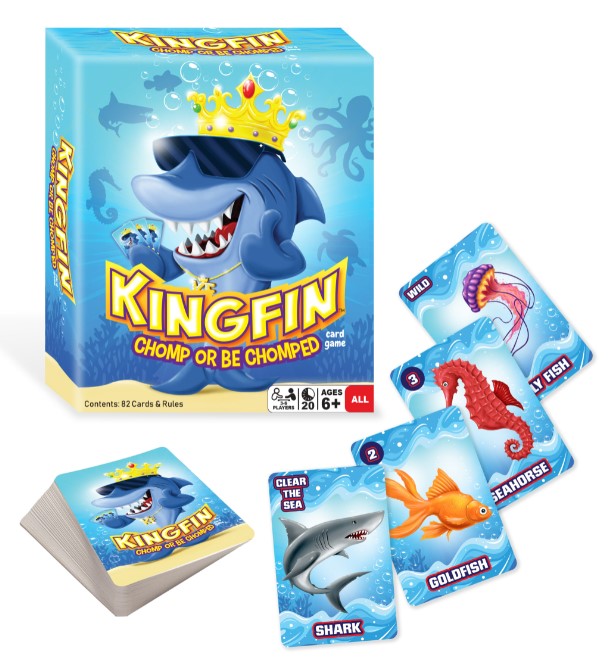 Kingfin Card Game 6+ 3-6 Players