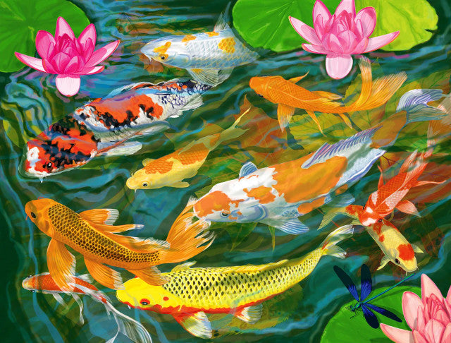 Koi Pond 1000 Pc