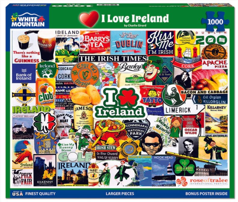 I Love Ireland 1000 Pcs