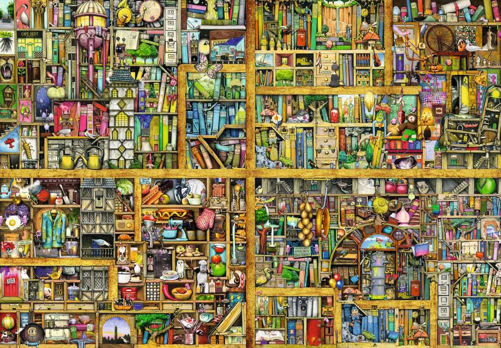 Magical Bookcase 18,000 Pc