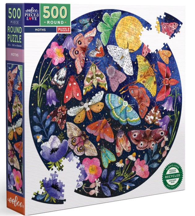 Moths 500 Pc Round