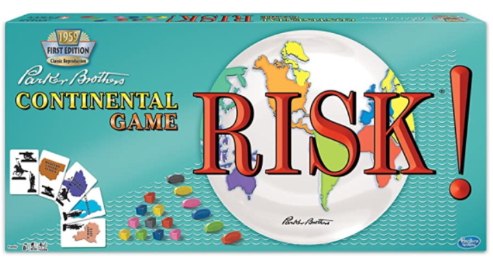 Risk Continental Game 1959 Edition 8+ 2-6 Players