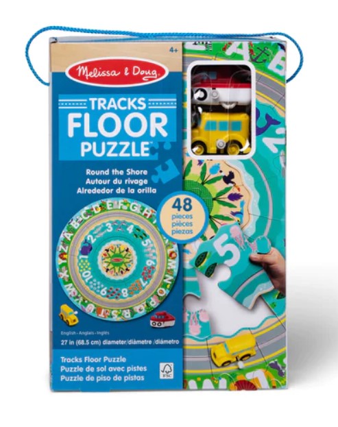 Race Around the World Tracks 48 pc floor with cars