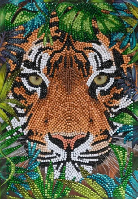 Crystal Art Notebook Tiger In The Forest 8+