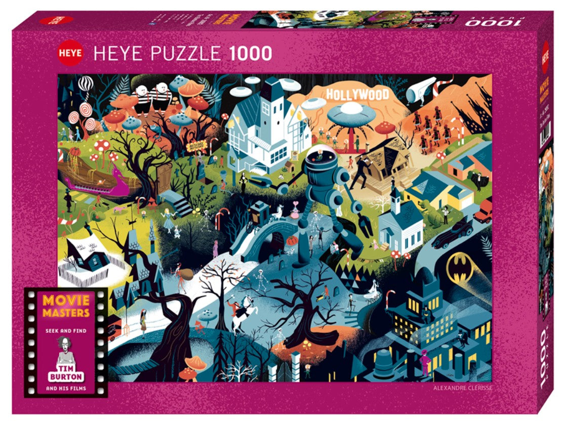 Tim Burton Films See And Find 1000 Pc