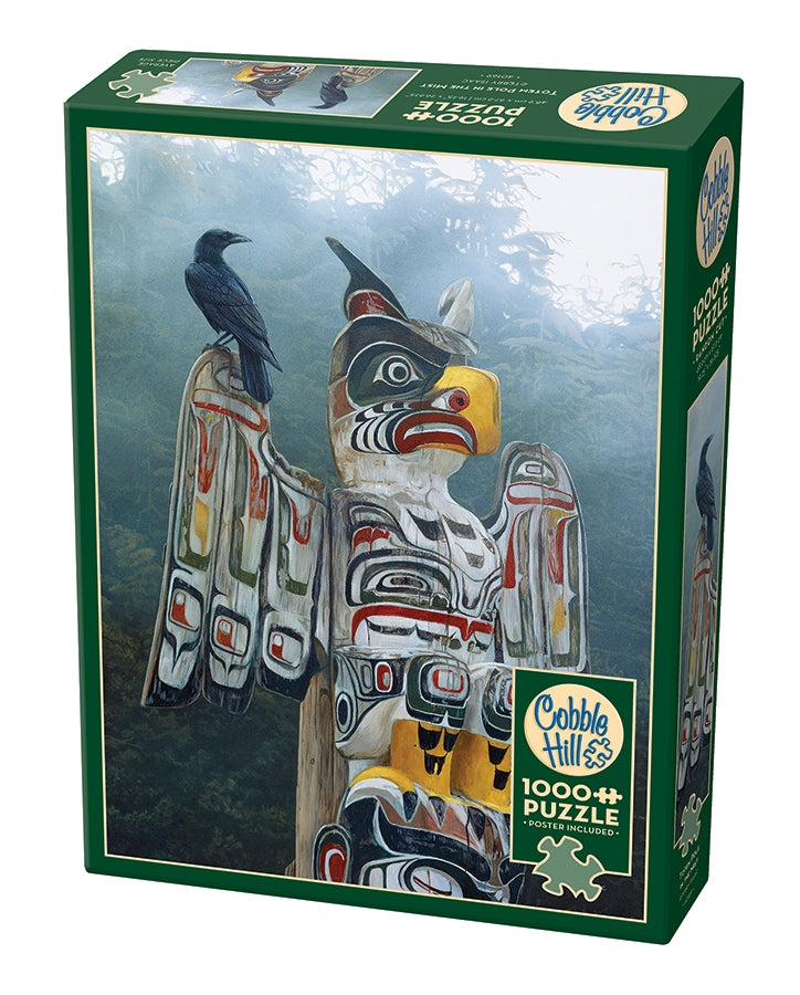 Totem Pole in the Mist 1000 Pc